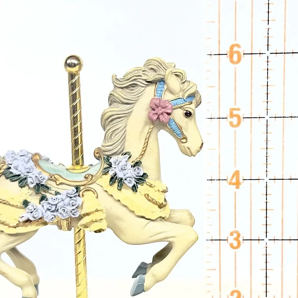 Heritage House County Fair Collection Carousel Horse -Left My Heart In San Fran